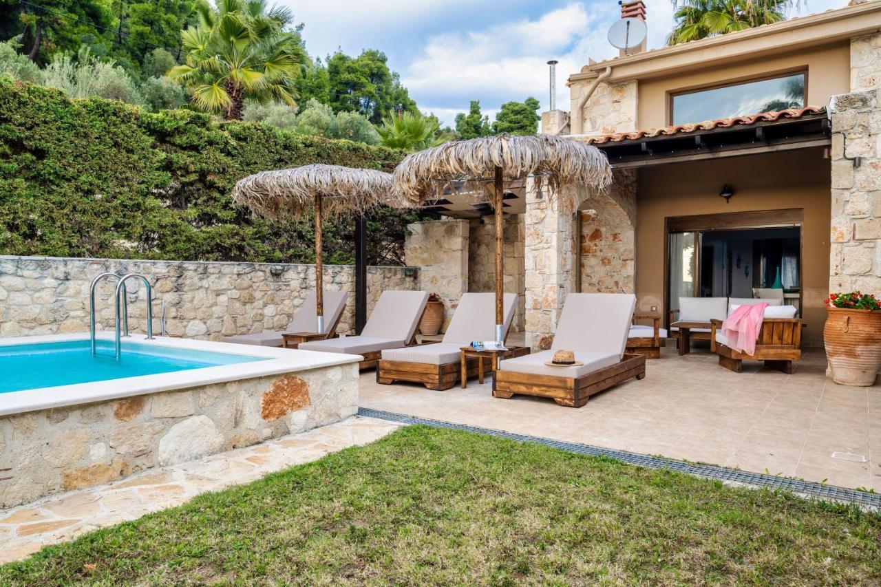 Palmrise Luxury Villas By Travel Pro Services - Nea Skioni Halkidiki Exterior photo